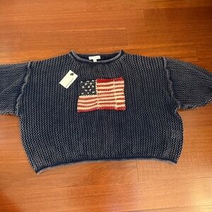 Miou Muse open stitch sweater